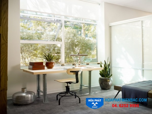 thiết kế văn phòng bàn làm việc hòa phát